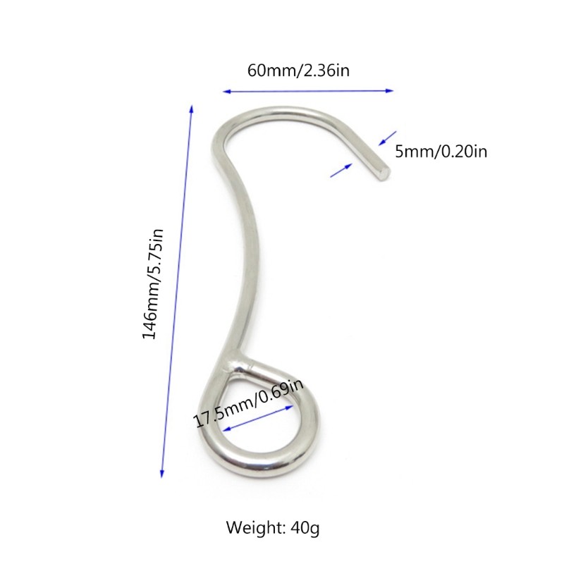 Stainless Steel Reef Hook Scubas Dive Current Single Hook Corrosion-Resistant