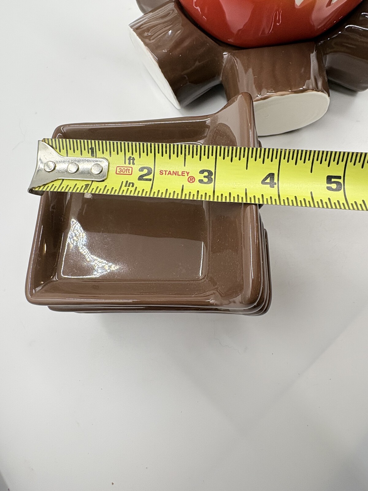 Hershey's 10409H Ceramic S'mores Maker Set 4 Trays Missing Forks