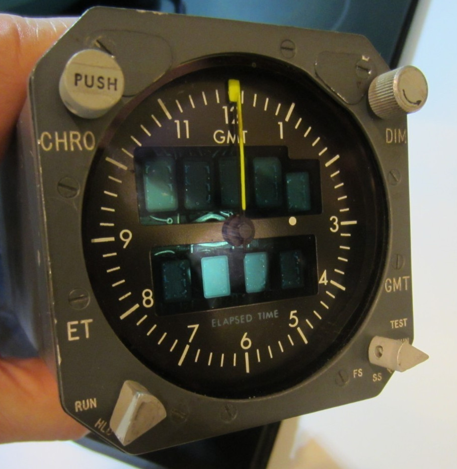 NICE BOEING DIGITAL CLOCK HSI P/N A15808-P2 BOEING P/N 60B00303-3 GOOD CONDITION