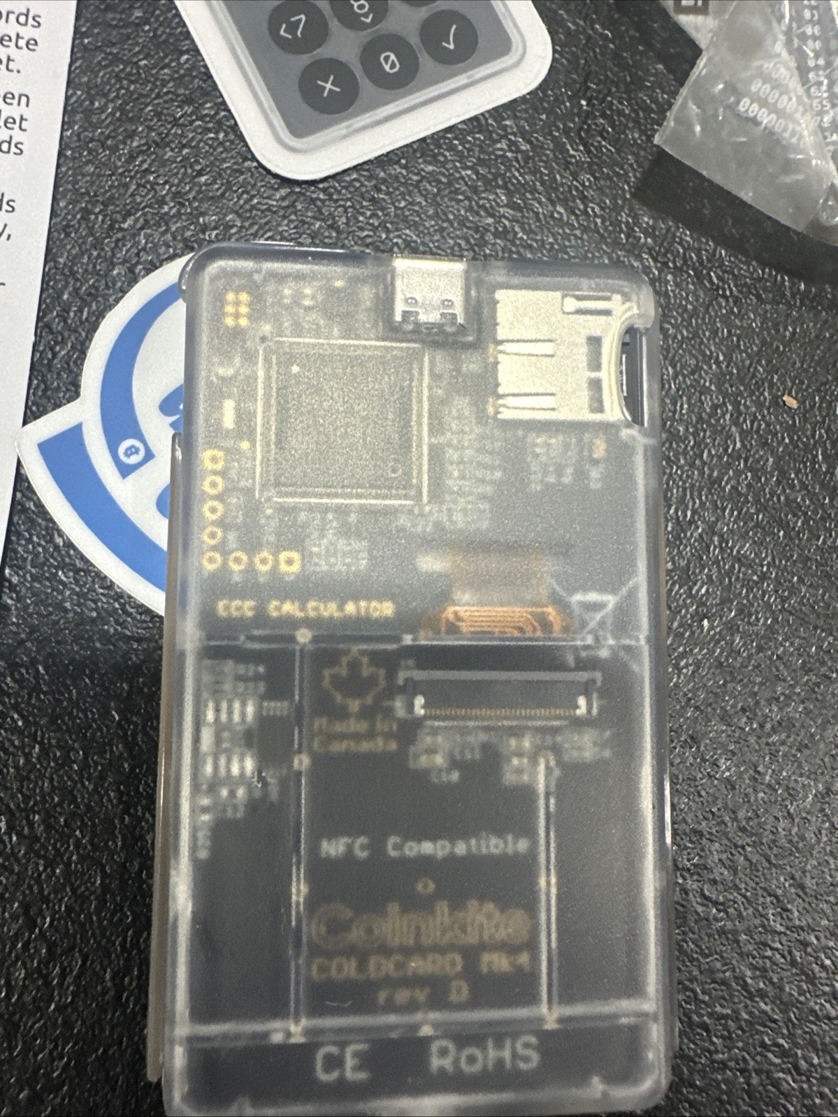Coinkite Coldcard Mk1 Hardware Wallet