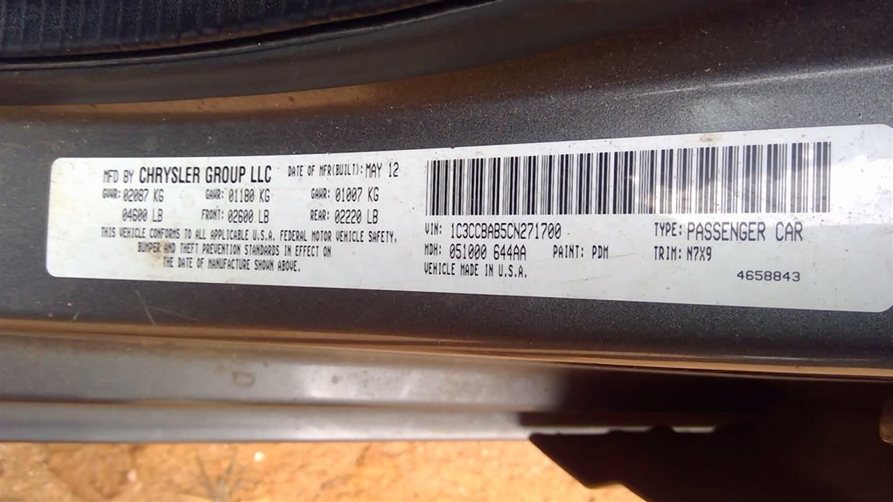 Driver Left Front Spindle/Knuckle ABS Fits 08-14 AVENGER 260133