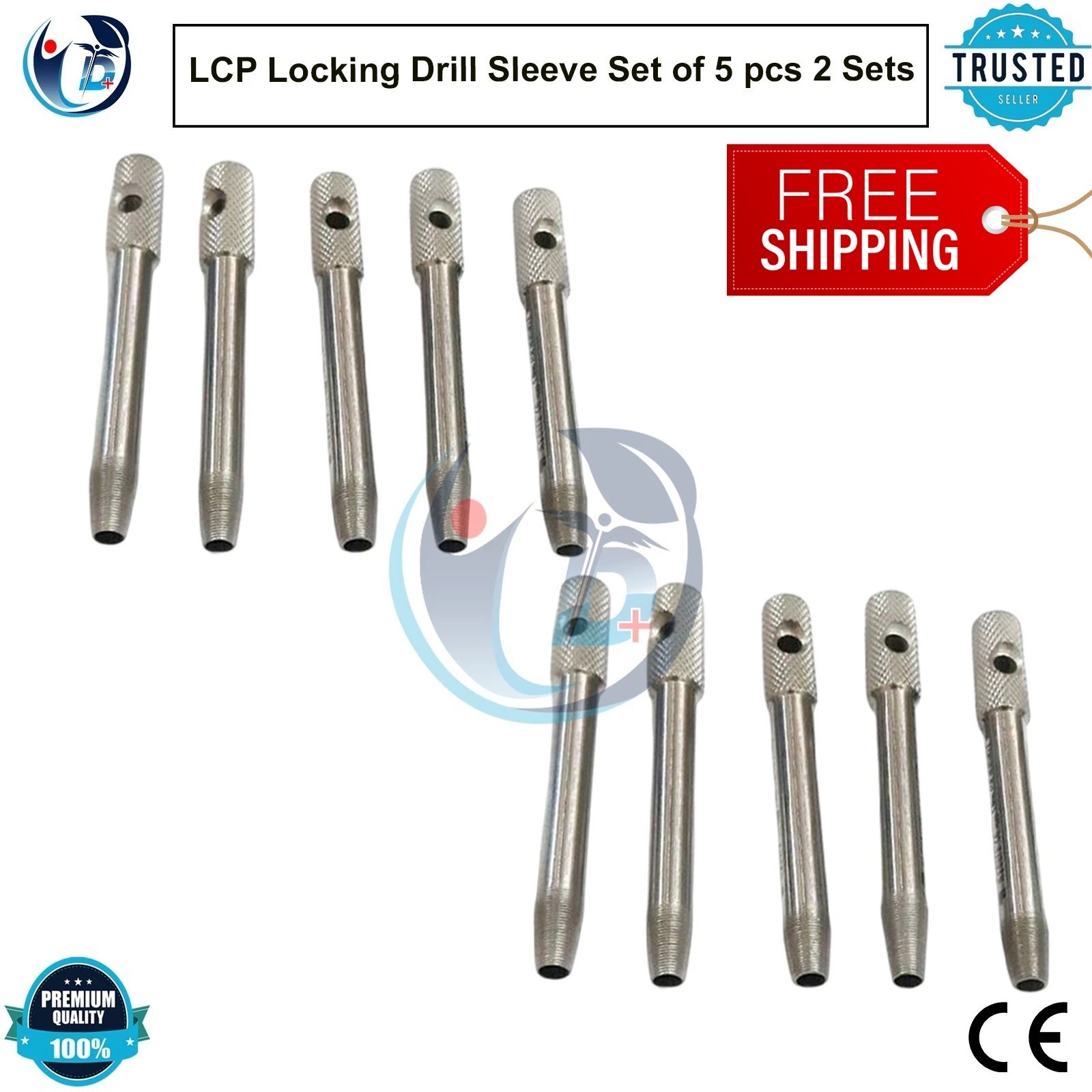 LCP Locking Drill Sleeve Set 5 PCS x 2 Orthopedic Surgical Instruments