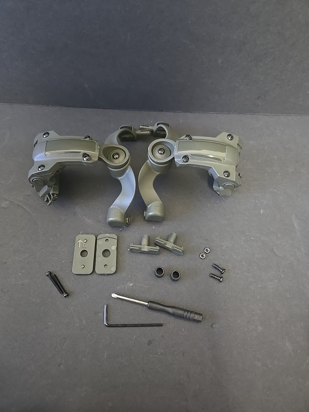 Helmet Rail Adapter For Headset