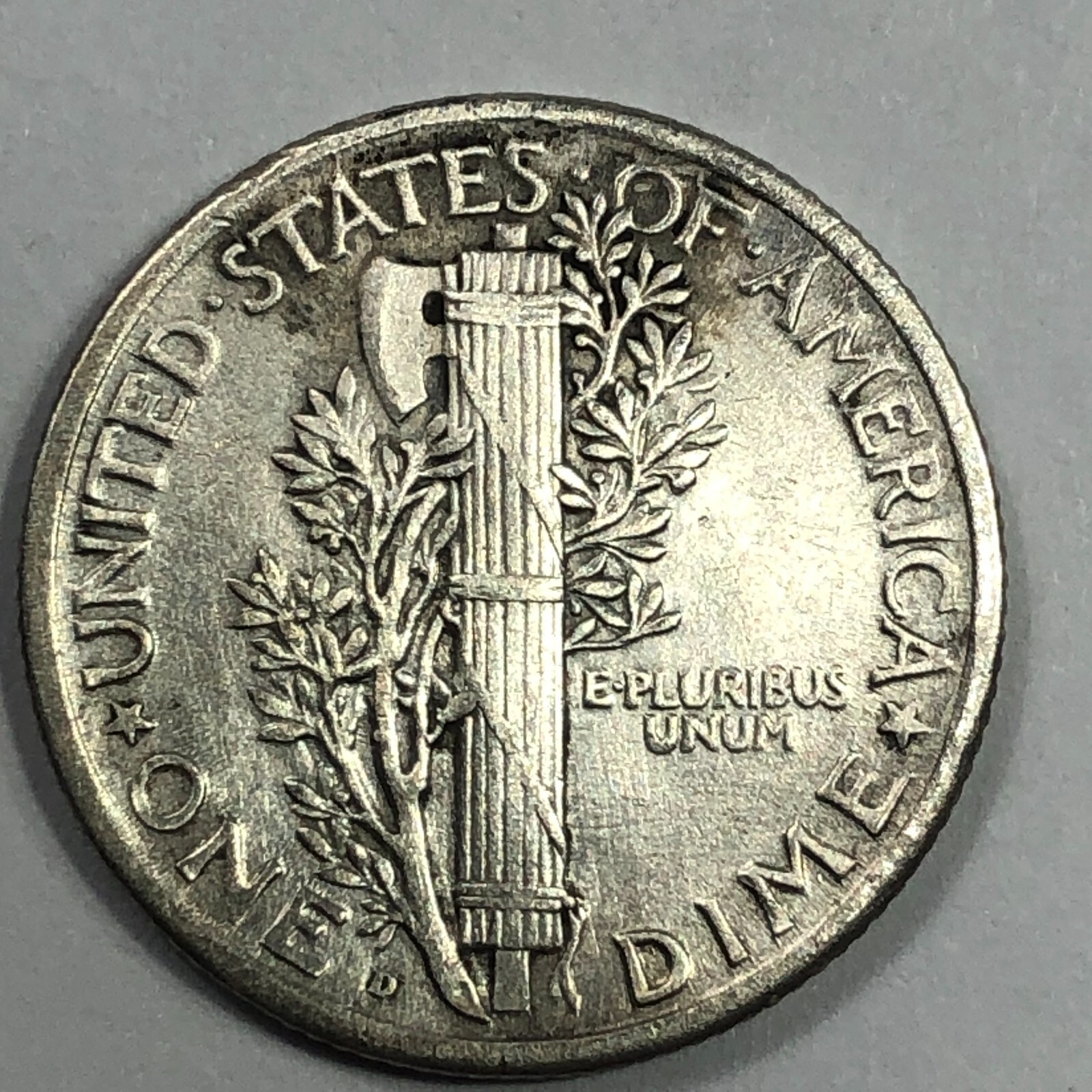 1920-D Mercury Silver Dime #19772