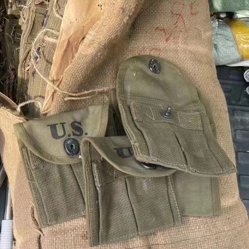SURPLUS US M-1 CARBINE AMMO POUCH WW2 Green