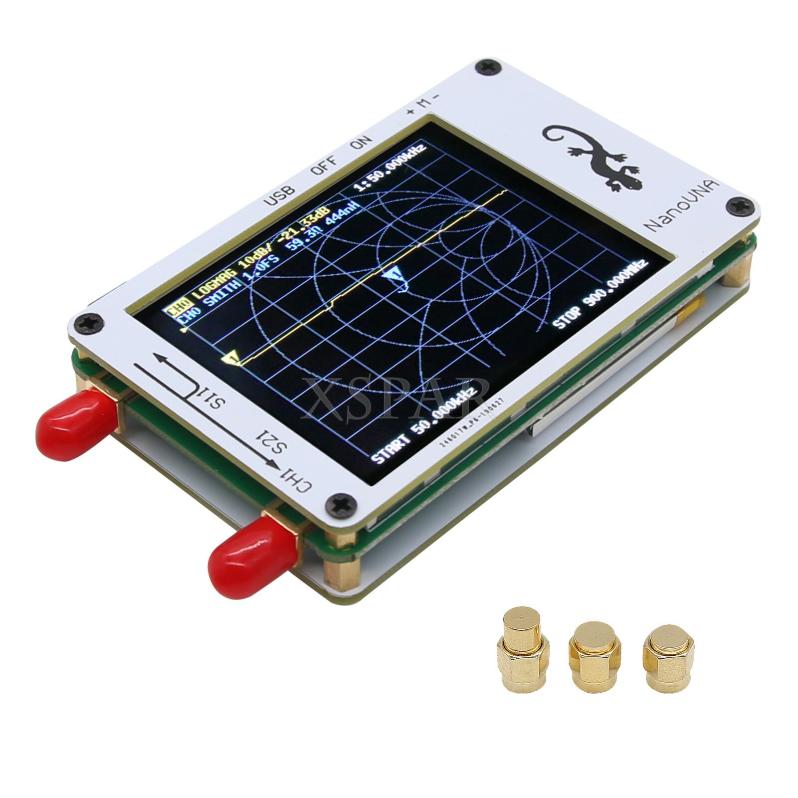 NanoVNA Vector Network Analyzer 50KHz-900MHz HF VHF UHF Antenna Analyzer X-tzt