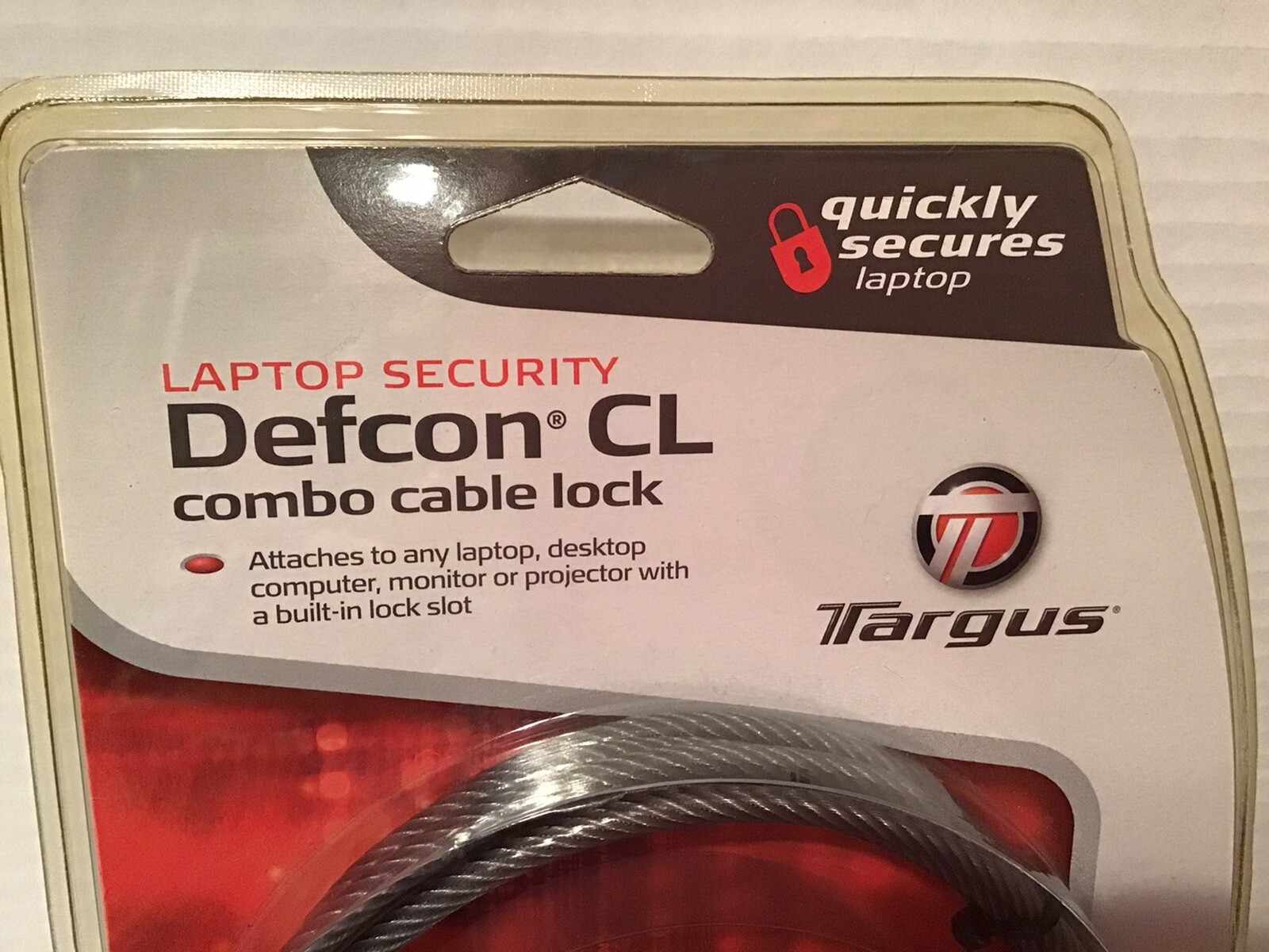 Targus Defcon CL Combo Cable Lock