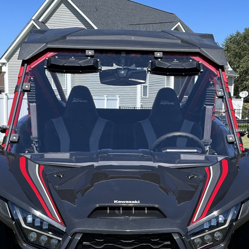 SEIZMIK 50-26097KIT Versa Vent Windshield, Clear Kawasaki KRX1000 Teryx 2020-25