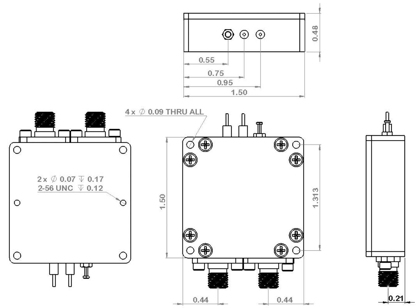 8 GHz Phase Locked Oscillator 10 MHz Internal Ref. High RF Output