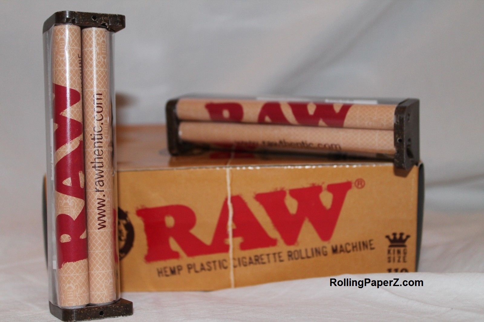 1 RAW HEMP PLASTIC ROLLING PAPER MACHINE HAND ROLLER 110MM KING SIZE