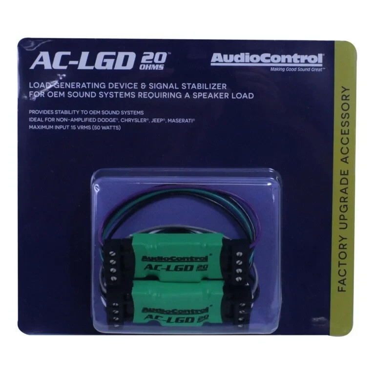 AUDIO CONTROL AC-LGD-20 / 20 OHM Load Generating Device & Signal Stabilizer