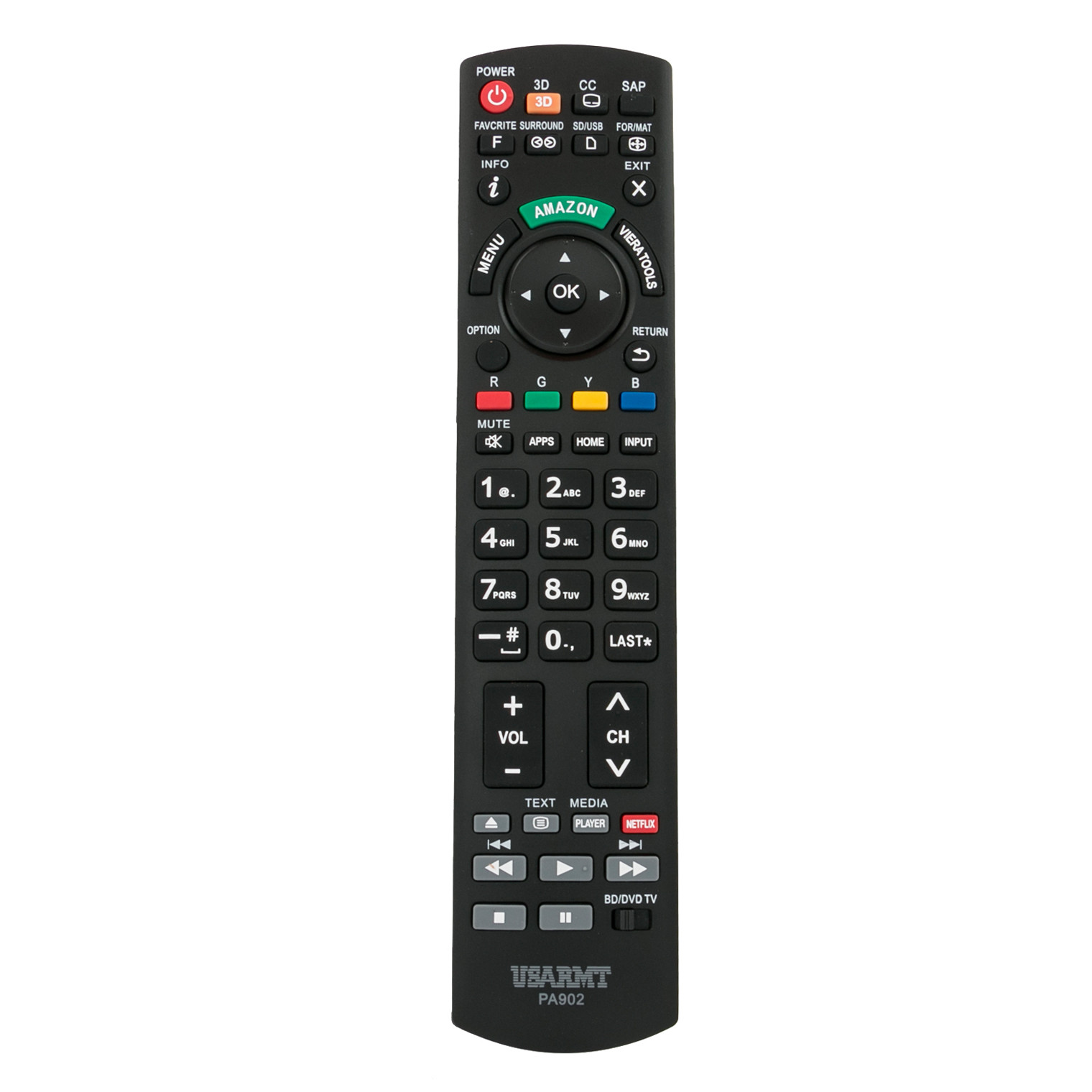 New PA902 Remote Control for Panasonic TV N2QAYB000221 N2QAYB000485 N2QAYB000321