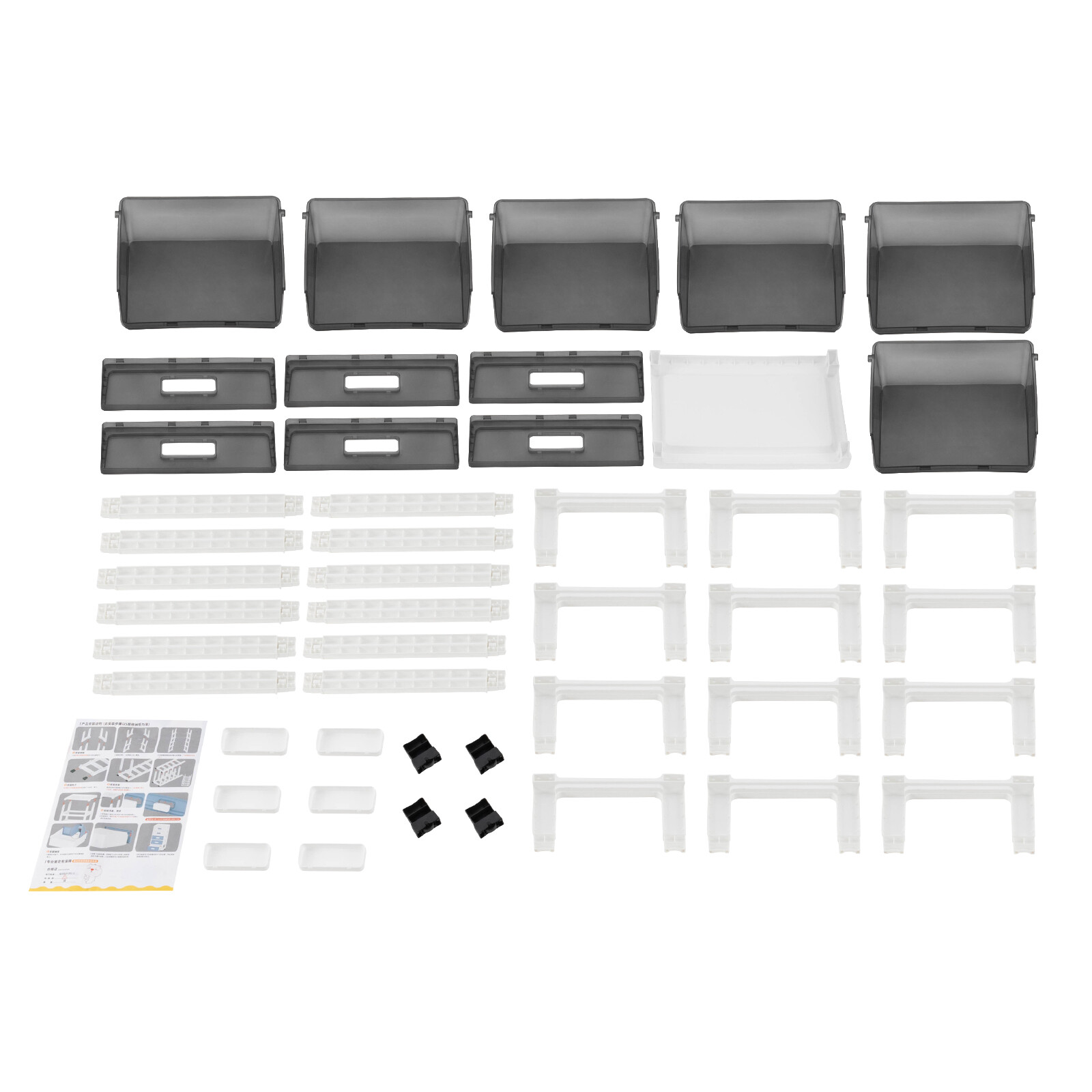 6-Drawer Floor Stand Organizer,Office Storage Box,Bathroom,Copy Data Storage