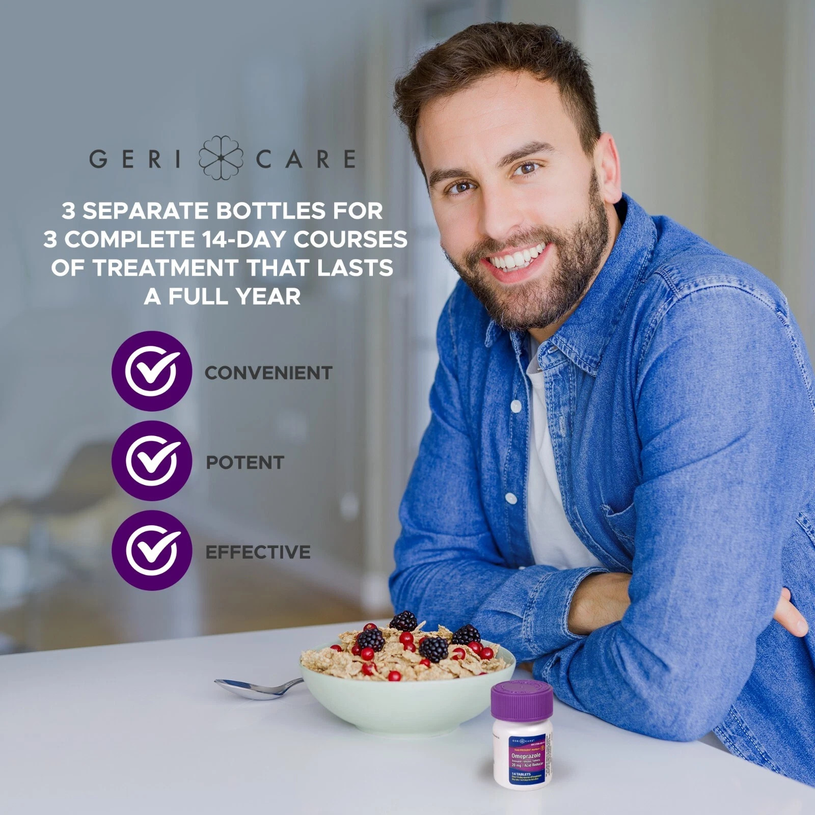 1000 Capsules OTC 20mg Generic Prilosec