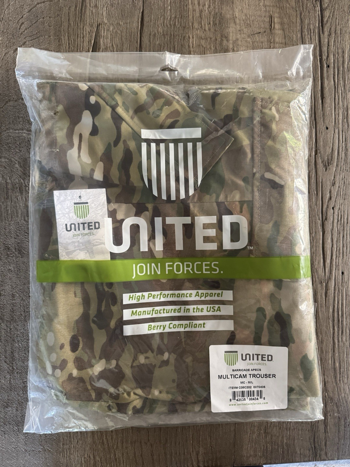 United Barricade APECS Multicam Pants M/L Multi-Color C08C202 0070405
