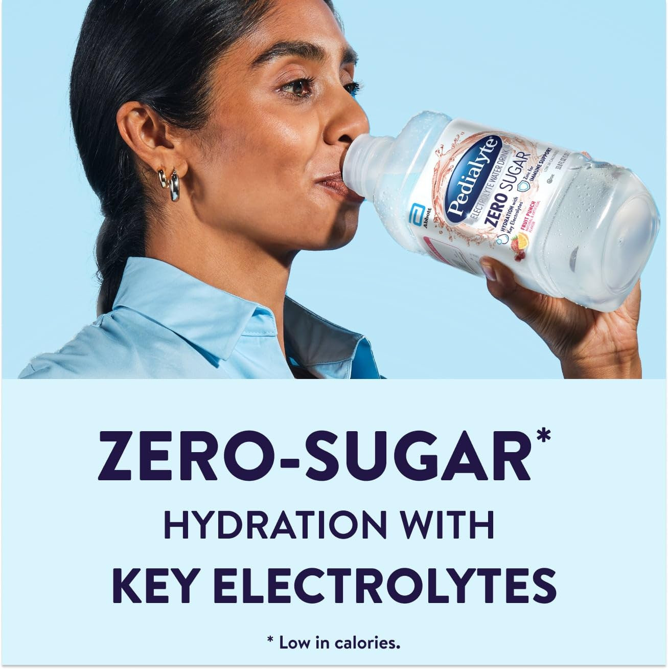 Pedialyte Electrolyte Water with Zero Sugar | Hydration with Key Electrolytes |