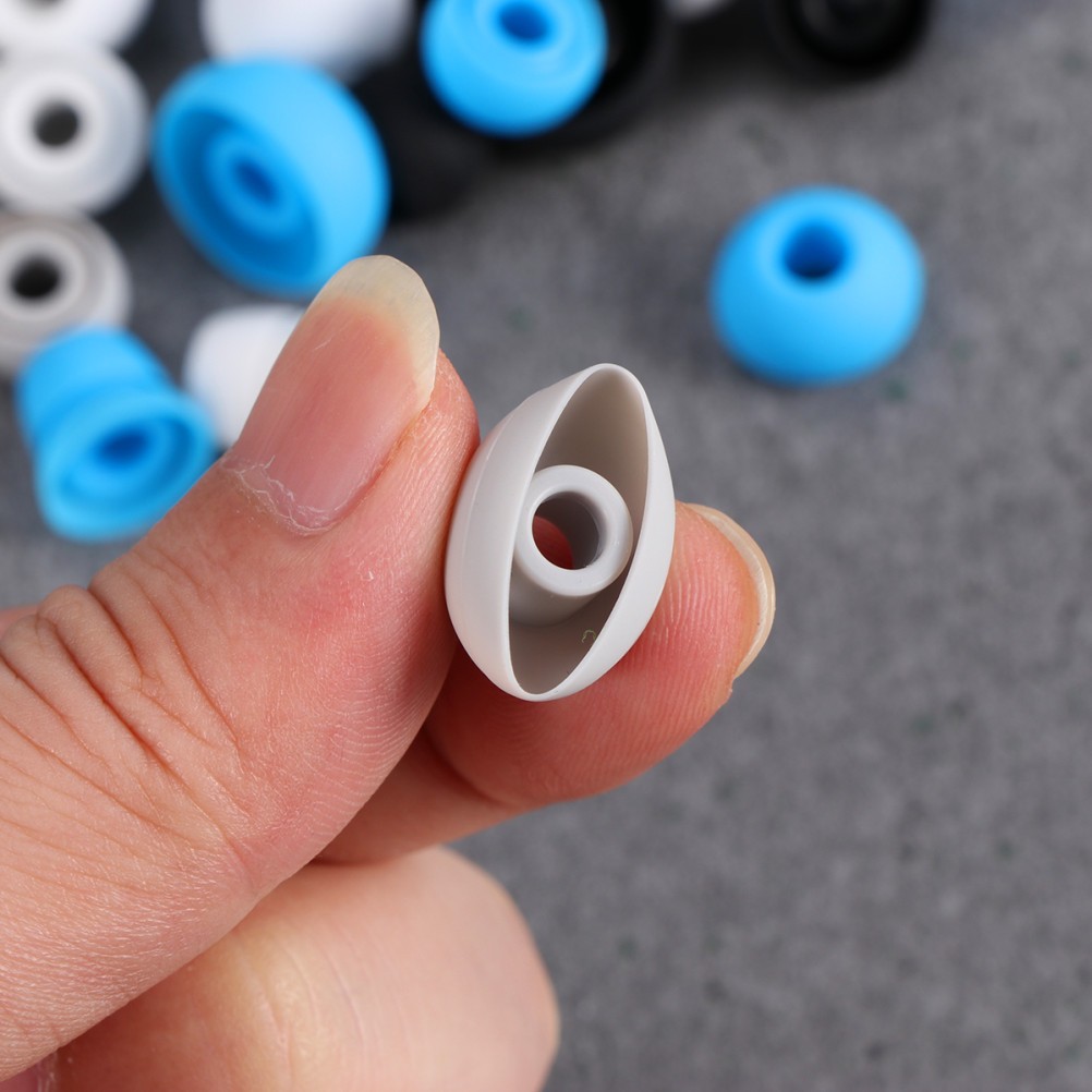 32Pcs Reusable Silicone Earphone Covers Assorted Colors for Headphone Earbuds