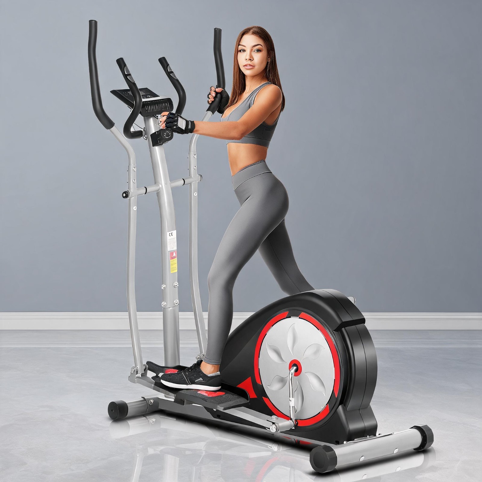 Elliptical Machine Hyper-Quiet Smooth Magnetic Driving System Fitness Home Gym