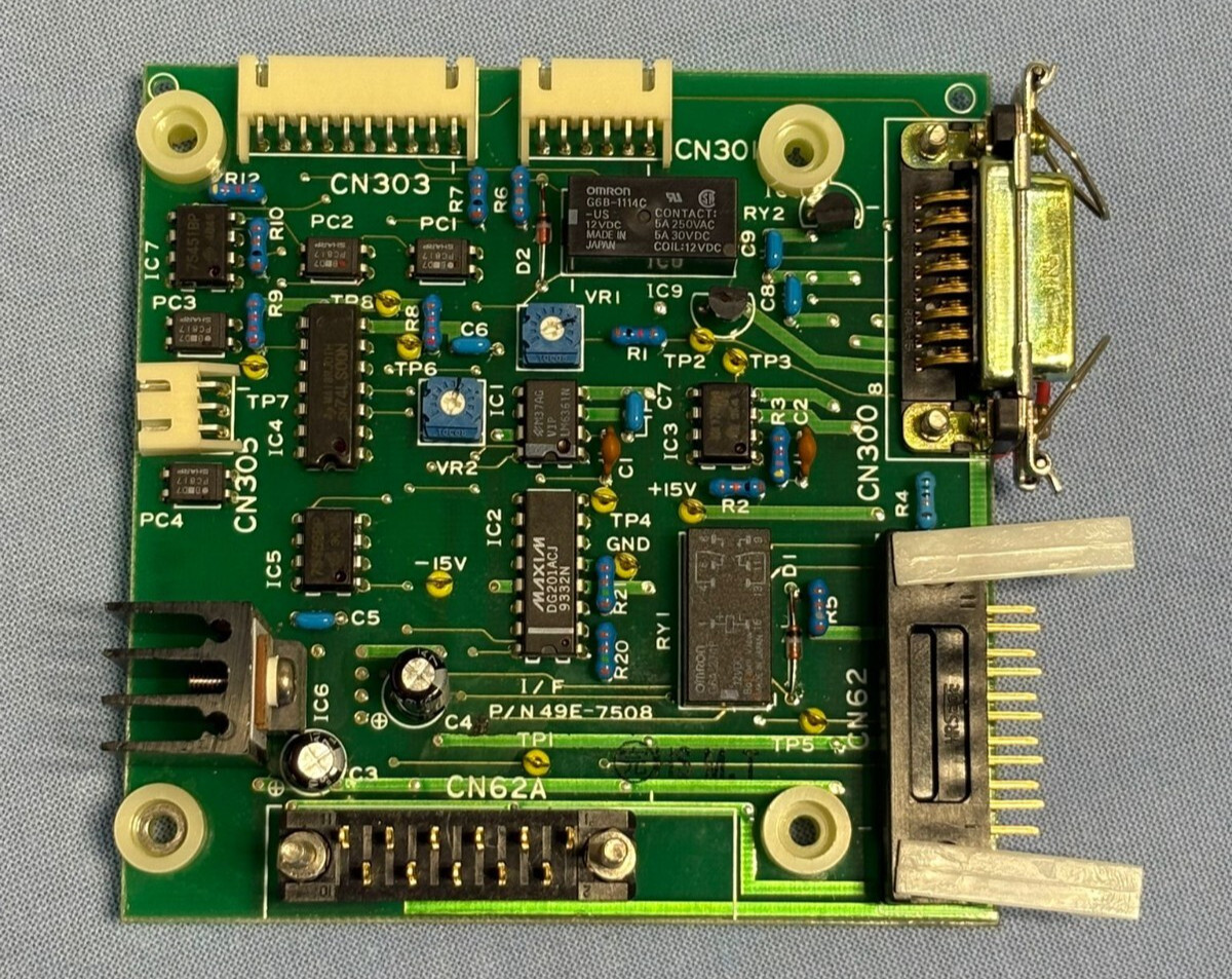 Hitachi SEM Scanning Electron Microscope S-2460N I/F PCB Board Part 49E-7508