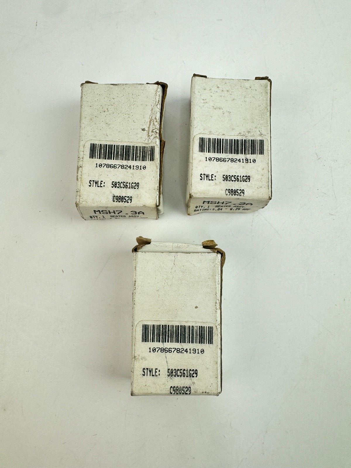 Eaton Cutler-Hammer MSH7.3A thermal Heater overload assembly *LOT OF 3*
