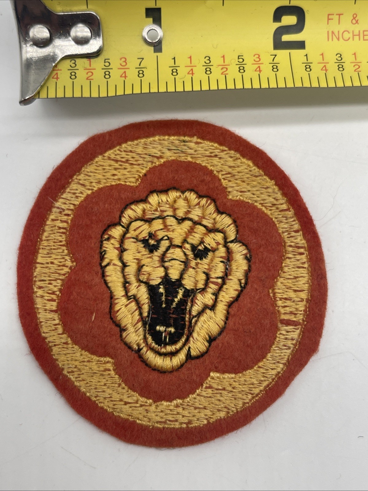 Belgium Military Forces Of Interior Patch Insignia Embroidered Cloth Felt Cut