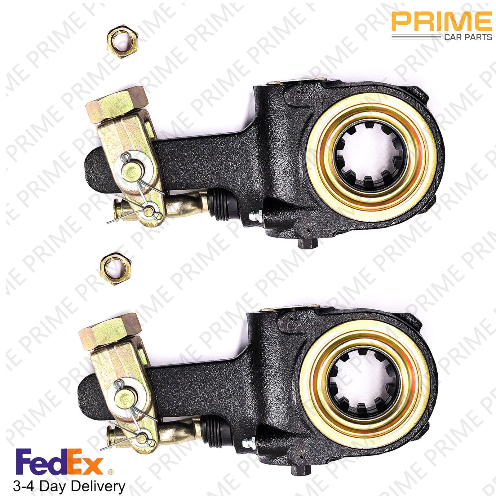 2Pcs 10 Spline 5.5" Auto Slack Adjuster w/ Collar Lock Clevis For Meritor AS1132