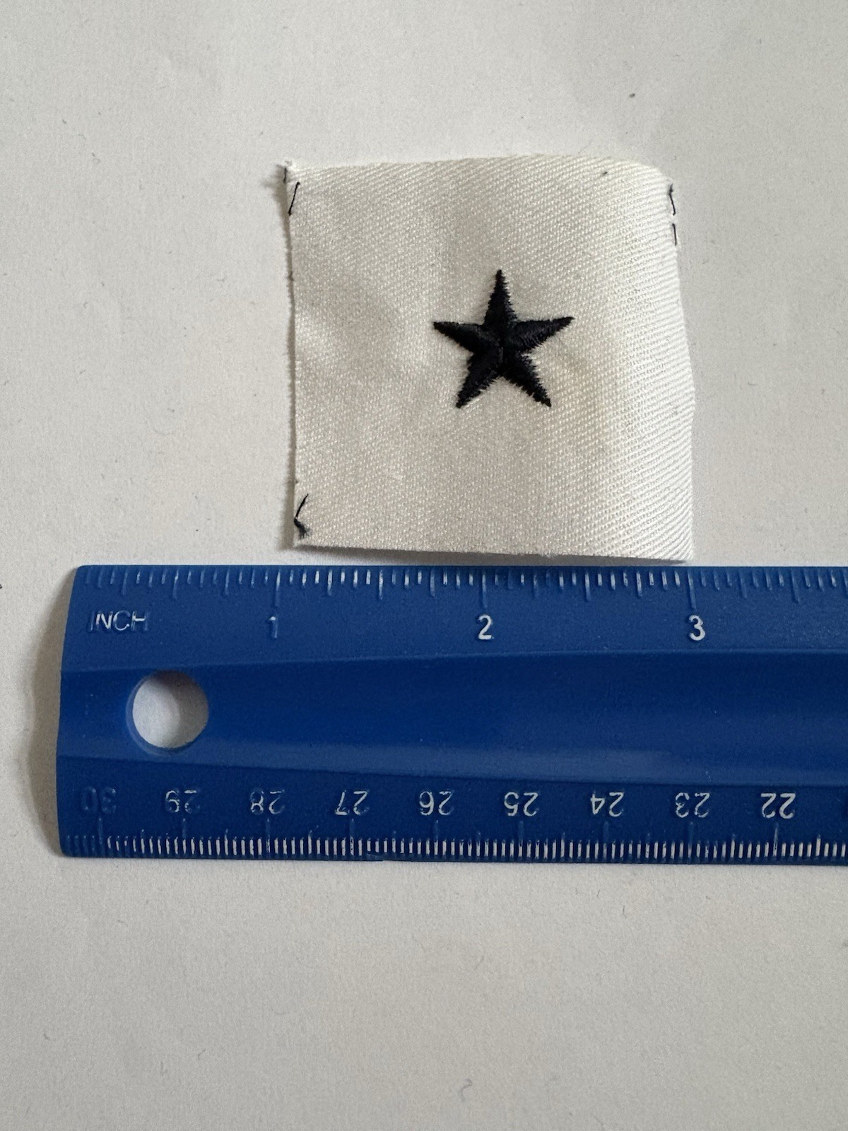 US Navy USN Line Officer White Cotton Sleeve Rating Insignia Patch INV12743