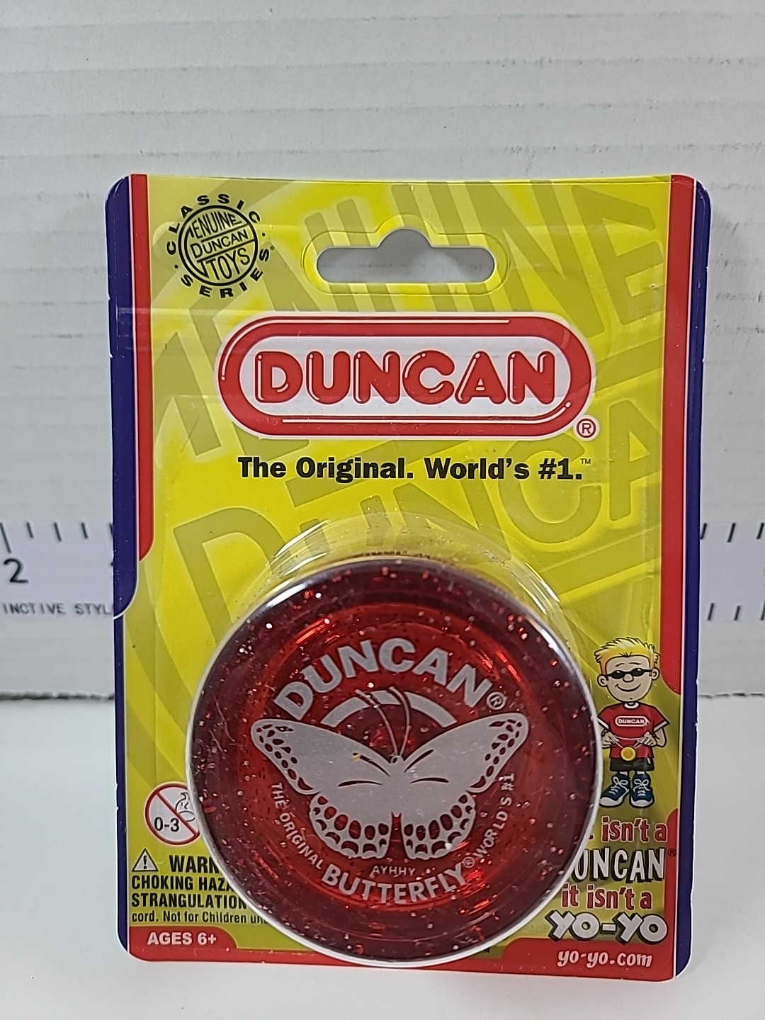 Duncan Butterfly YoYo 3124BU-FG Translucent Red New In Box