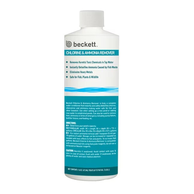 Beckett Chlorine and Ammonia Remover 16oz