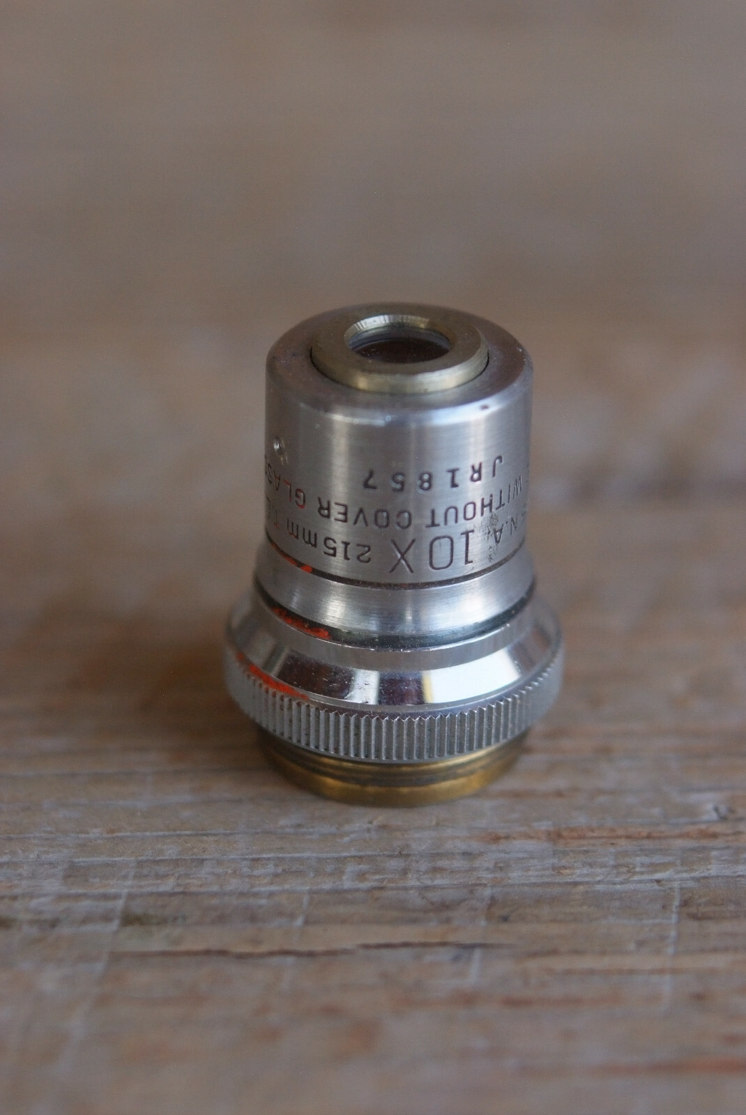 Bausch & Lomb 10X Microscope Objective JR1857