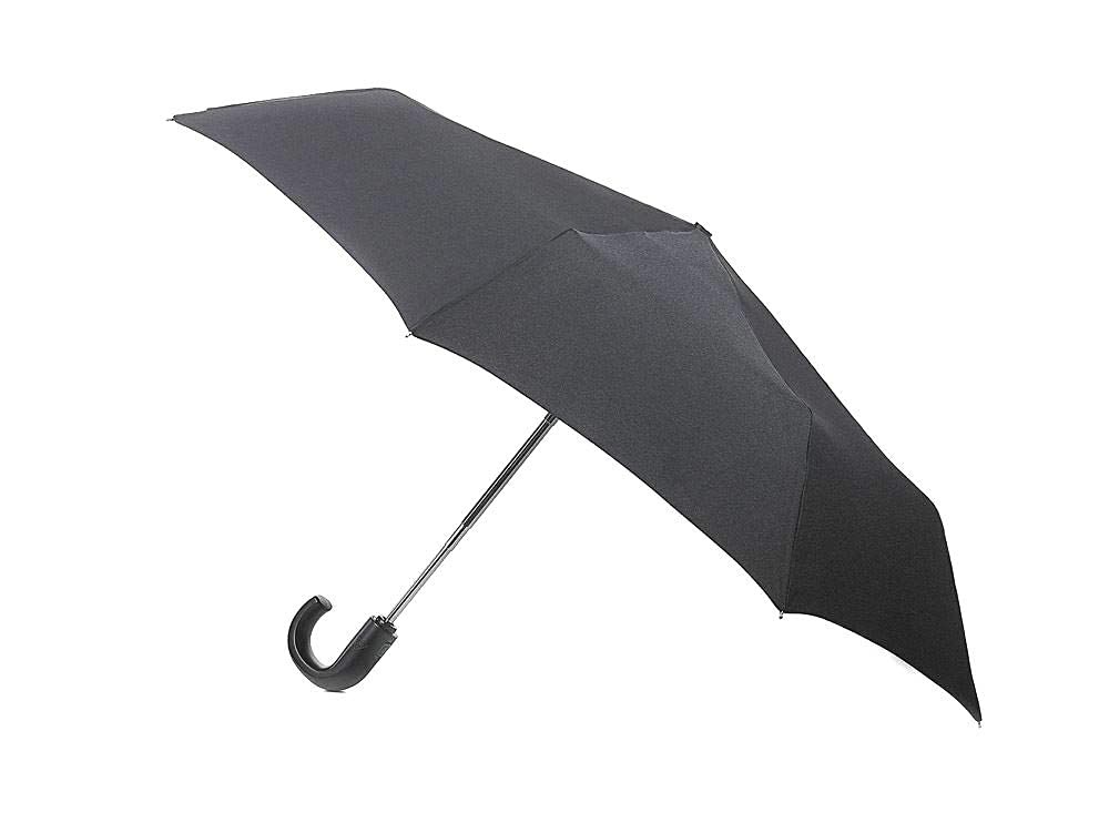Automatic Open Travel Folding Umbrella 3 Fold Non-Slip Handle X-Large, Black