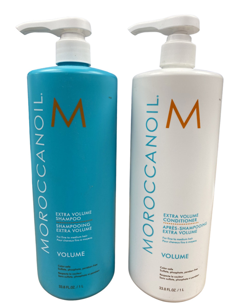 Moroccanoil Extra Volume Shampoo & Conditioner Duo Set 33.8 oz / 1 liter each