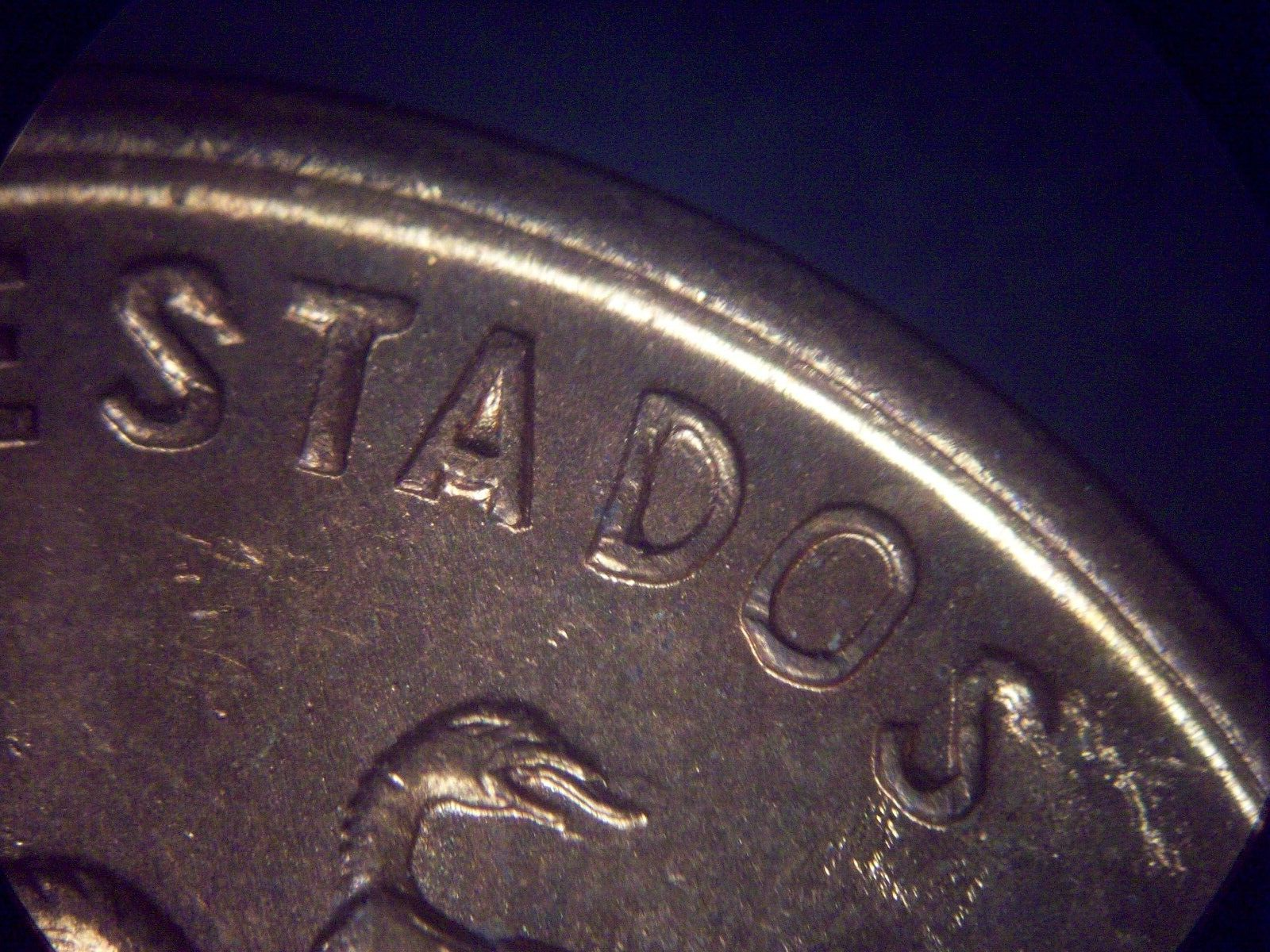 1960 one cent Strong Mexican doubled die REV coin