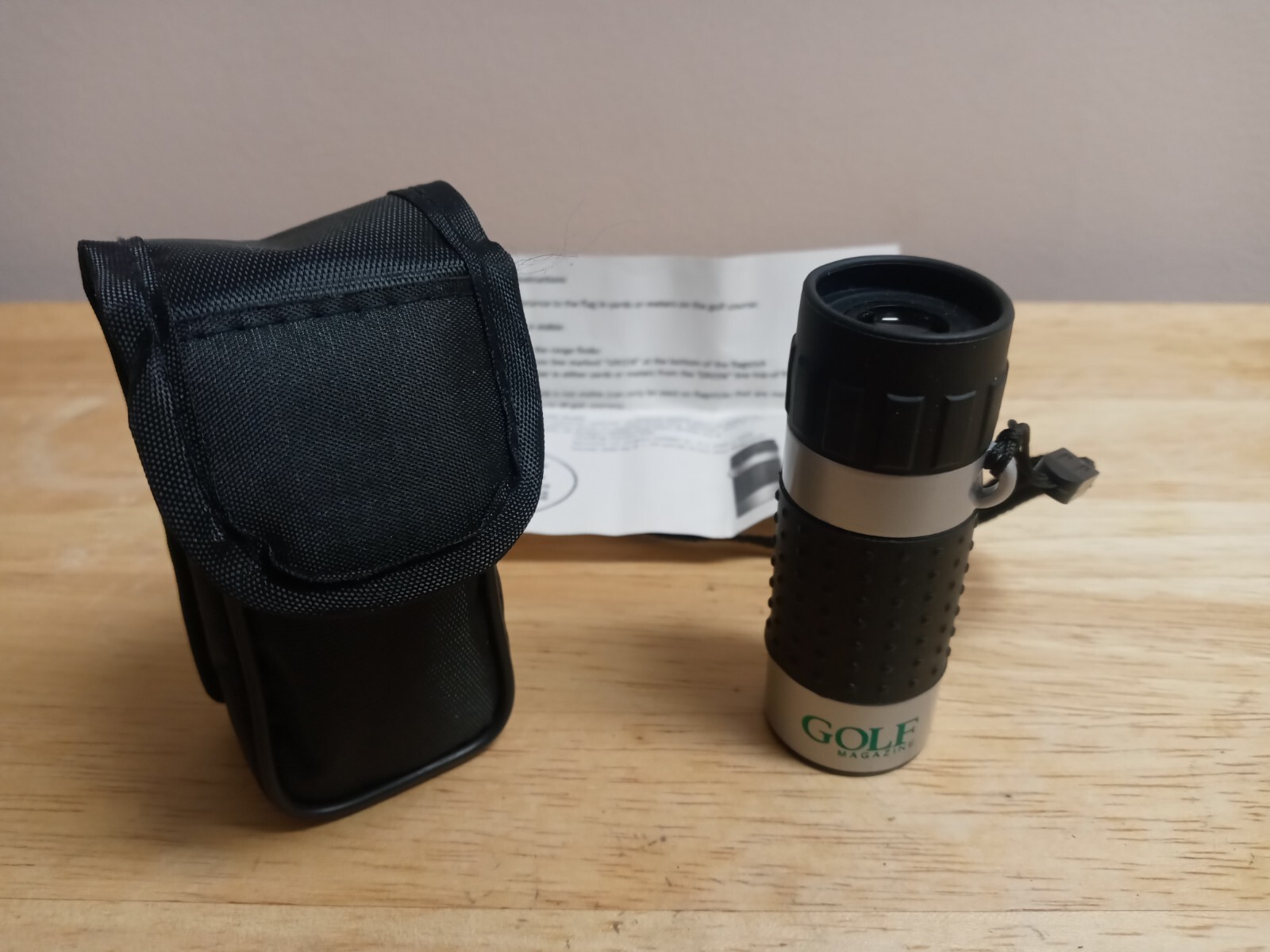 GOLF MAGAZINE GOLF SCOPE 7 X 18 MINI MAGNIFIER Monocular Spotting Scope