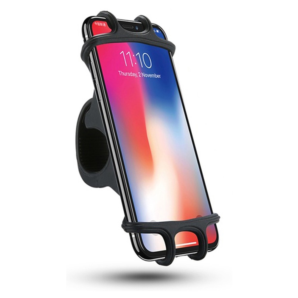 For Phone 16/17/Pro/Max/Air - Bicycle Mount Handlebar Silicone Holder Bike