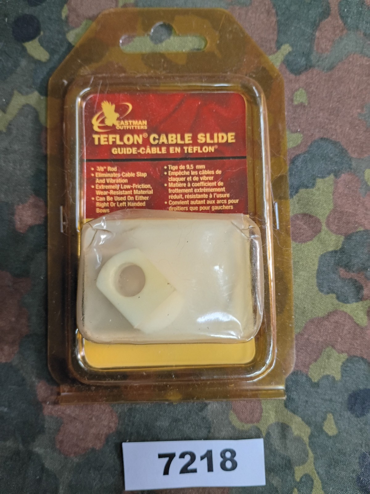 Eastman Outfitters Teflon Cable Slide Archery Compound Bow 3/8" Rod White (7218)