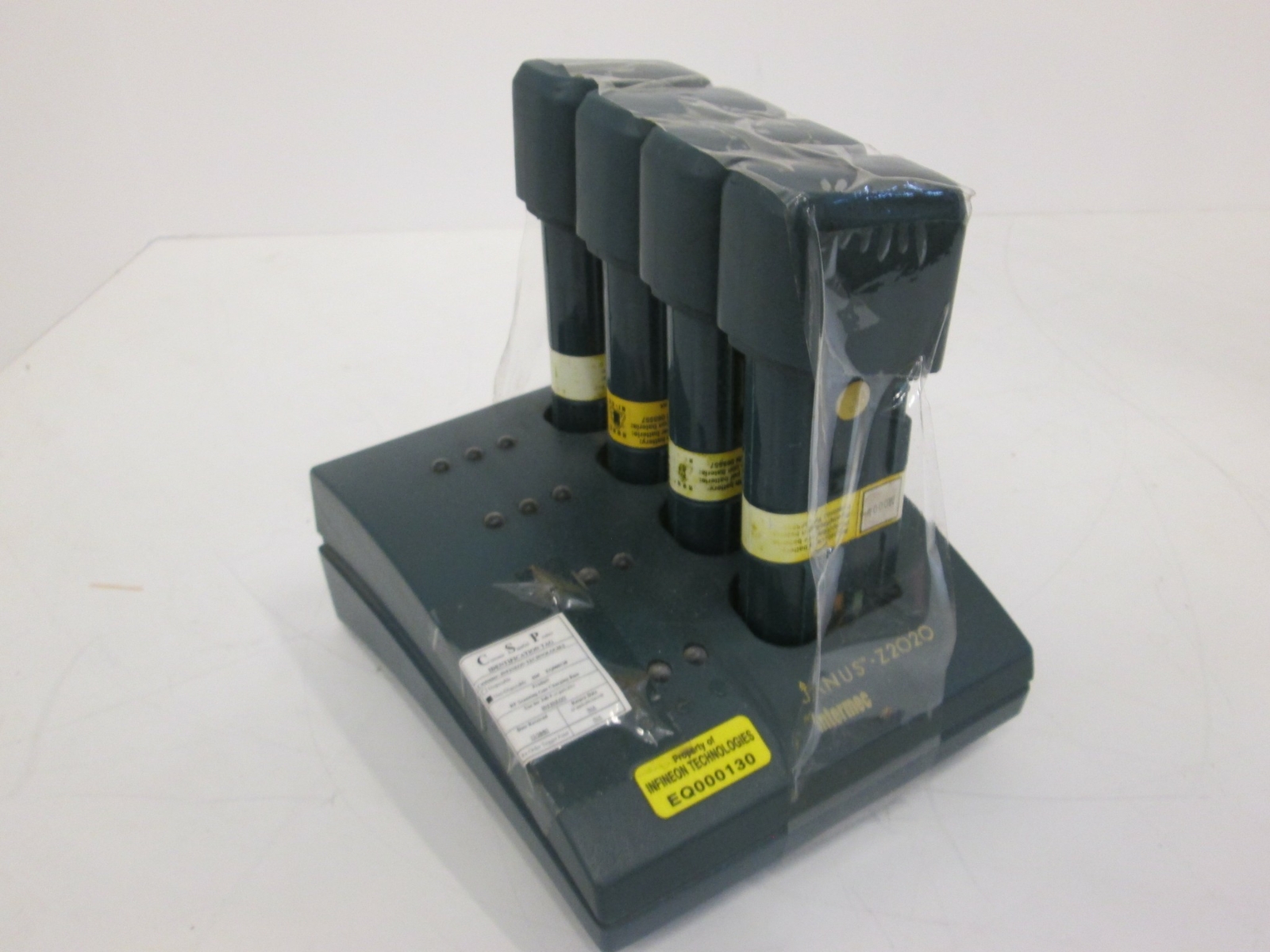 Intermec, Janus Z2020, Quad Battery Charger w/ 4 Batteries, Used