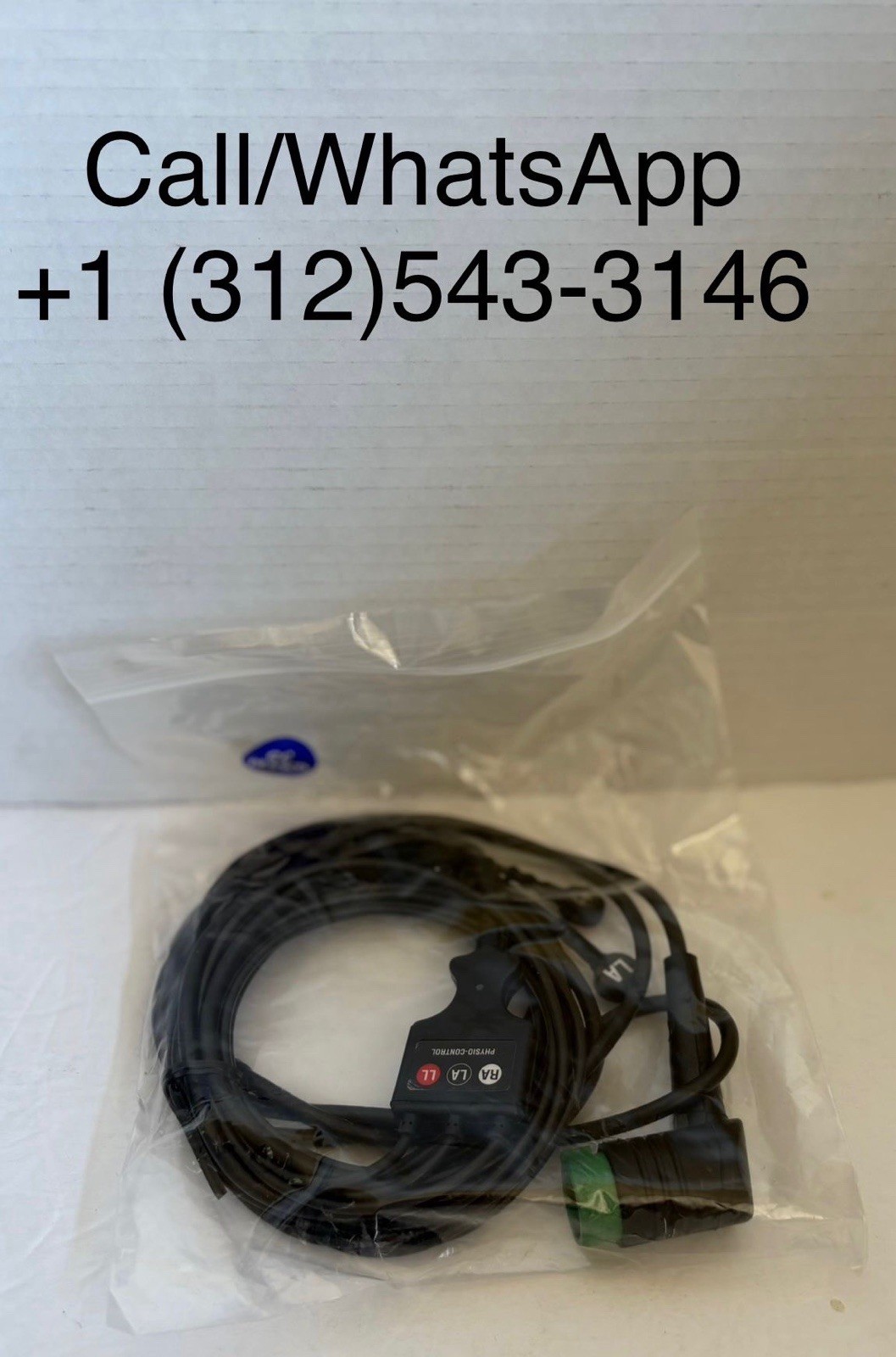 Physio-Control 3-lead ECG cable, 3006218 -01 as pictured nice condition