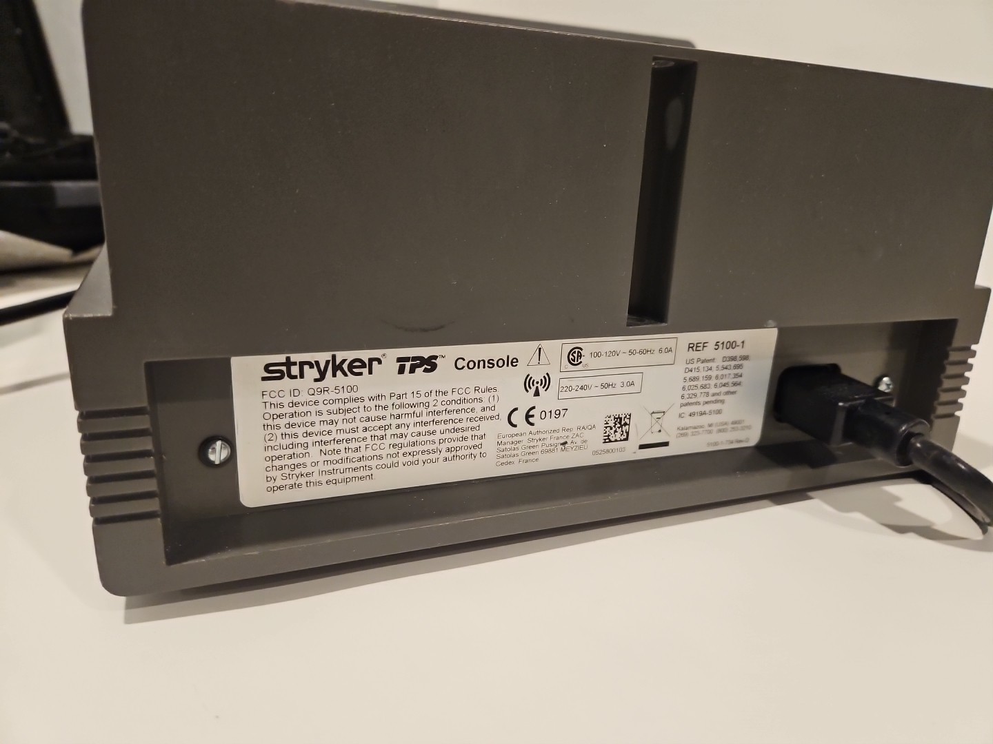 Stryker TPS console 5100-1 V 4.2