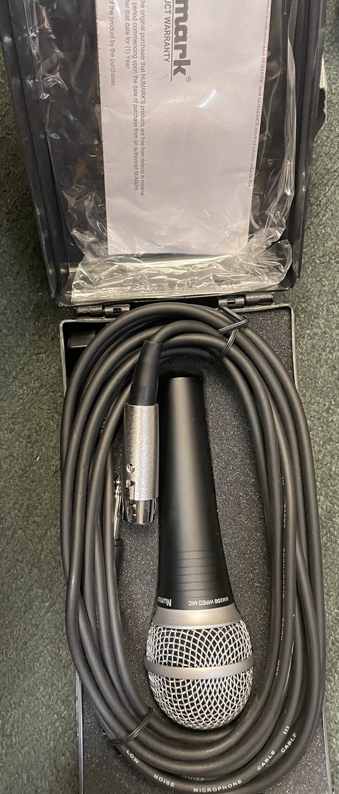 *New* NUMARK WM200 Wired Mic Microphone