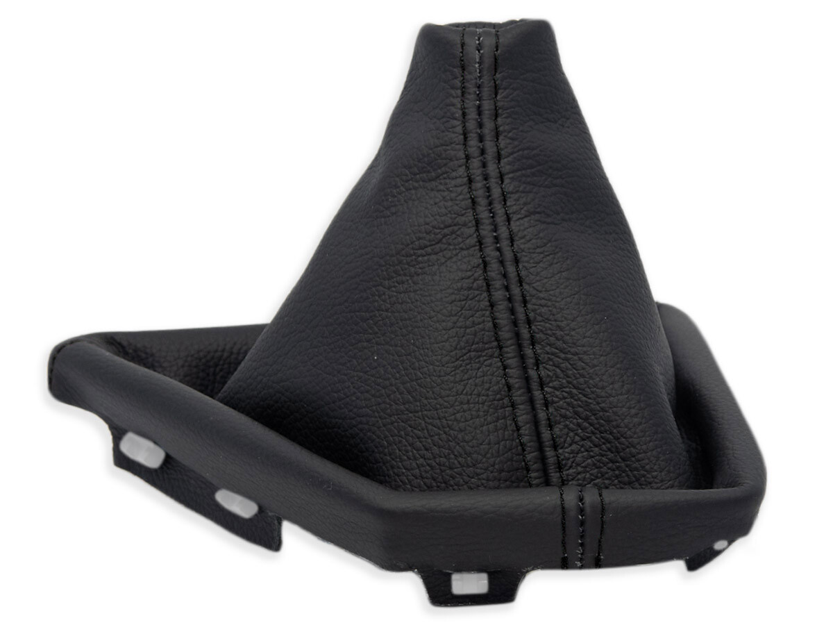 FOR BMW F22 F23 2014-2021 GEAR SHIFT BOOT GAITER LEATHER STITCHING BLACK