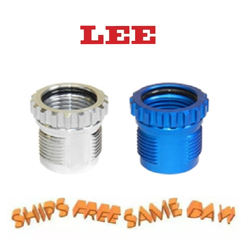 Lee Precision Smart Lock Breech Lock Bushings, Blue & Silver, 2 Pack NEW! 91933