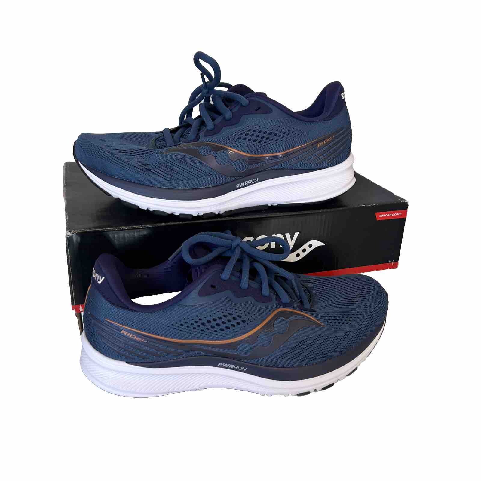 Saucony Women's Ride 14 Running Shoe Midnight/Copper