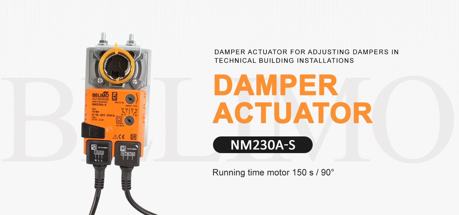 Belimo NM230A-S Damper actuator for adjusting dampers 150s/90° original in stock