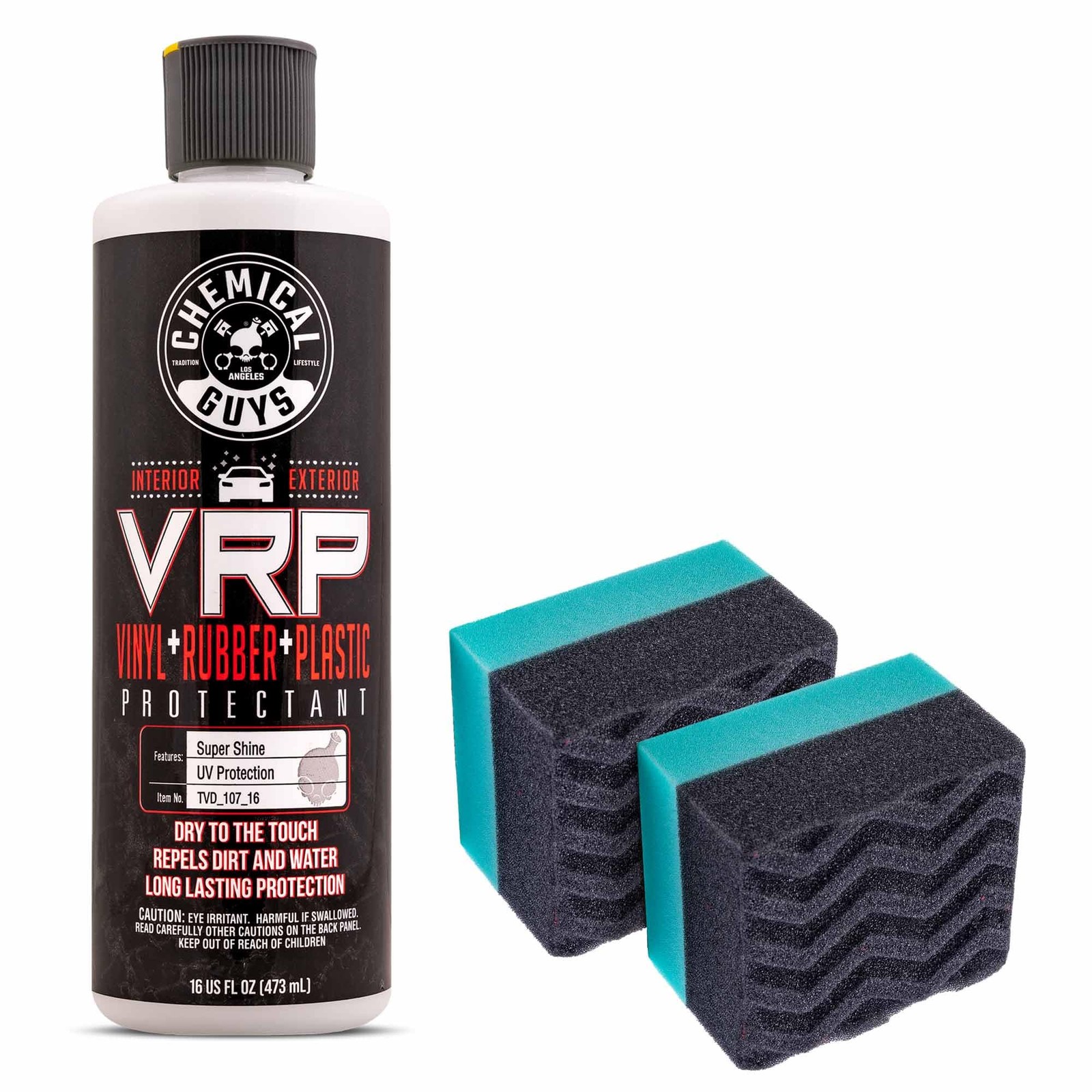 VRP Protectant Kit set include Detailing Applicators set 16 oz Black