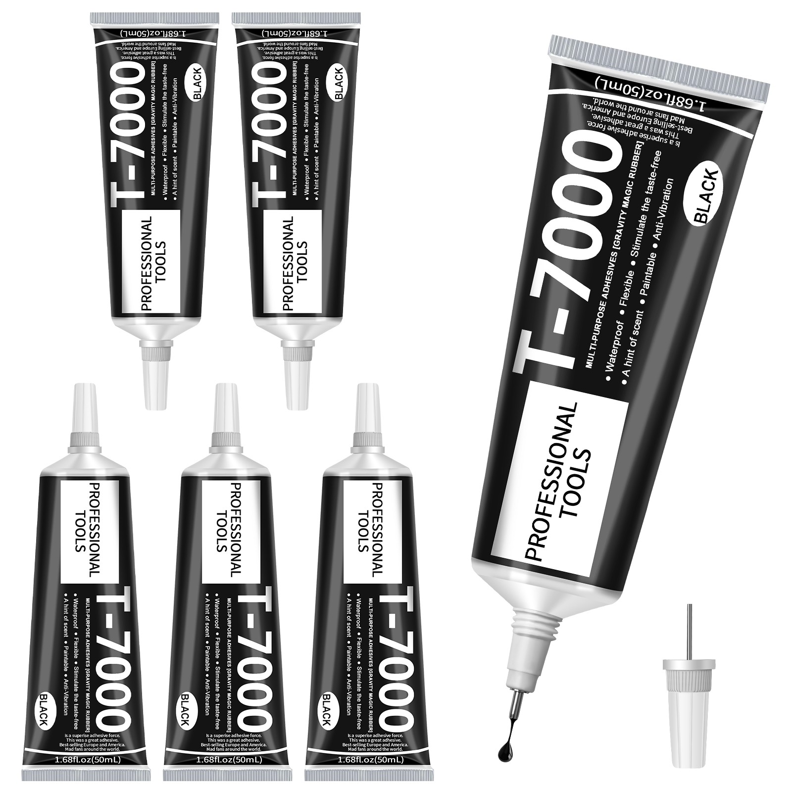 15/25/50/110ml T7000 Glue Needle Phone Point Drill Cell Phone Screen Repair Glue