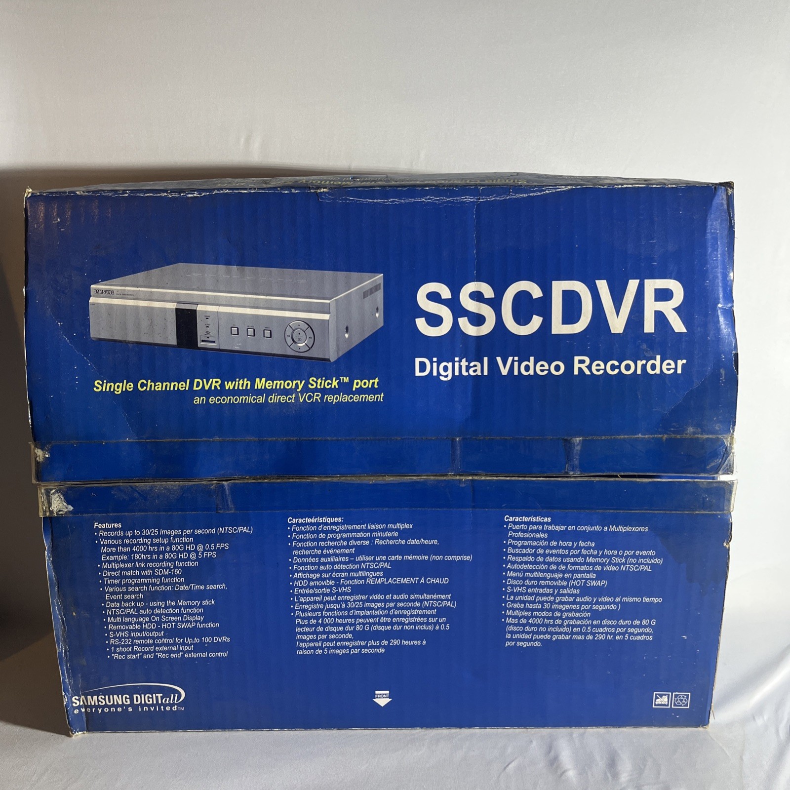 New/Open Box*Samsung Single Channel DVR w/Memory Stick Port*SSCDVR