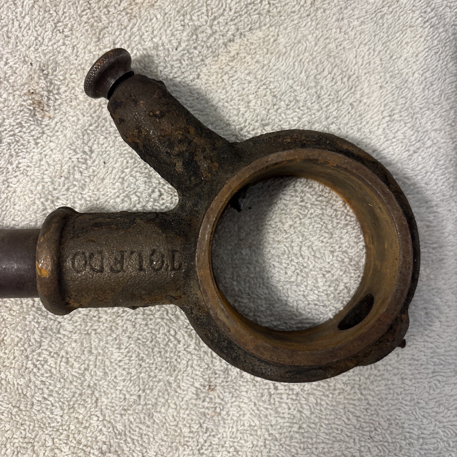 Toledo # 11 Ratcheting Pipe Threader with Handle and 5 Die Left Hand Thread