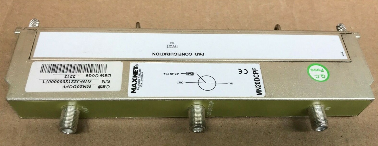 ATX Network Maxnet MN20DCFP Broadcast/Narrowcast Combiners