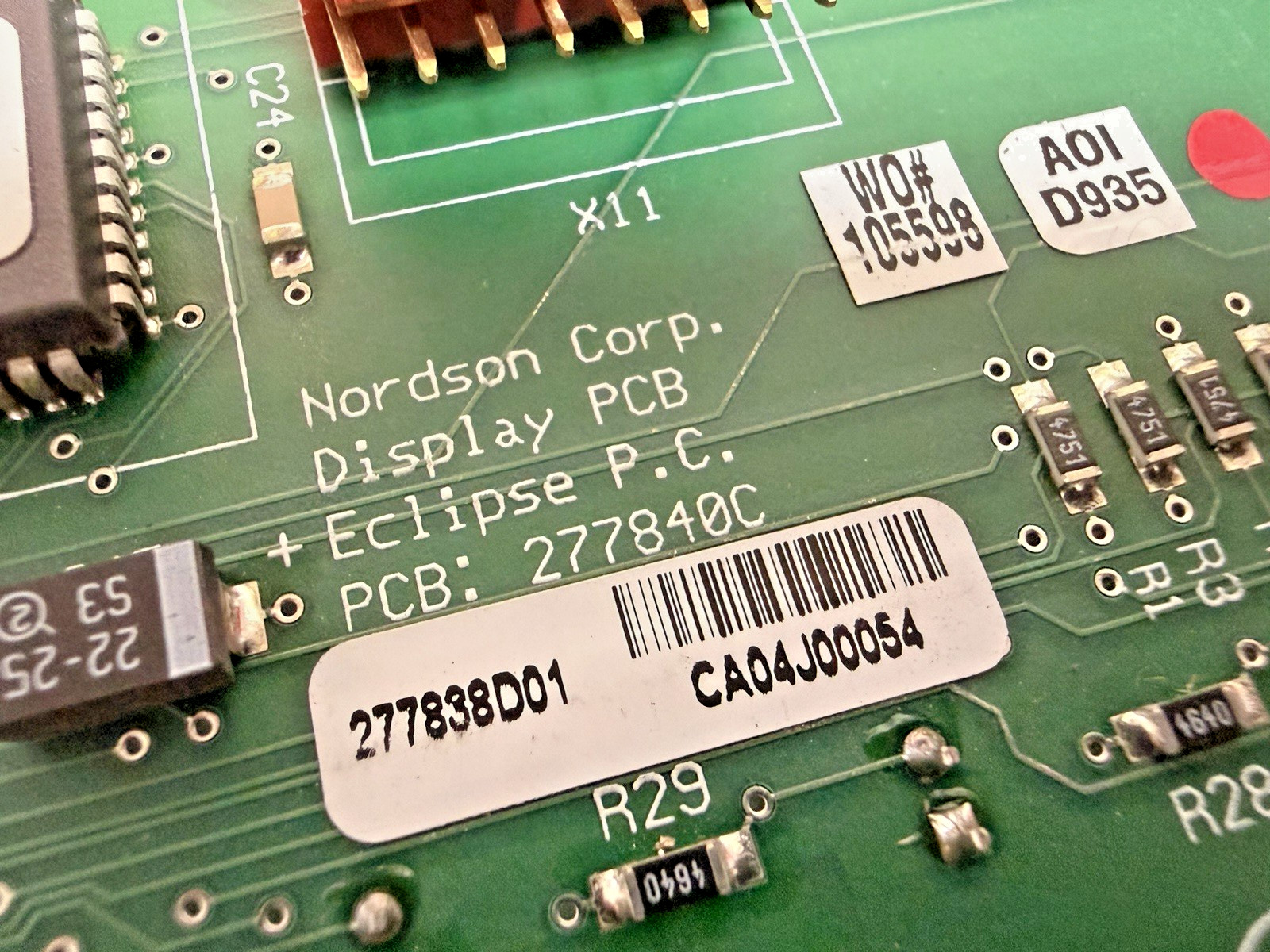 Nordson 277840C Eclipse PC Display Board